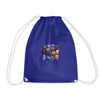 COOKIES - GATEAUX - Sac de sport léger - bleu roi - Devant