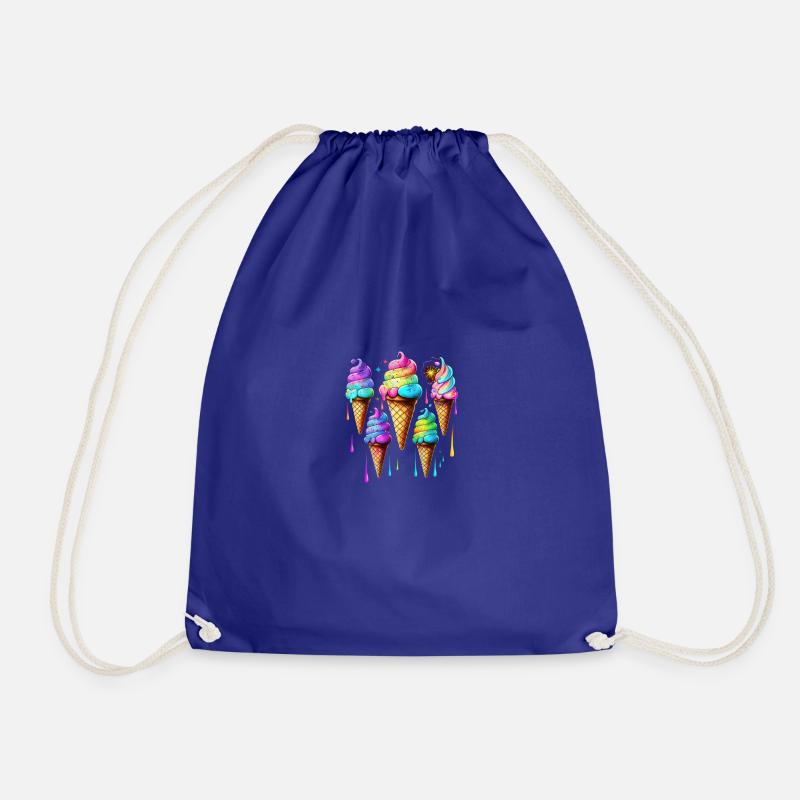 SEALING ICE - Drawstring Bag - royal blue