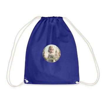 PETITE FILLE - SOUVENIRS DE PARIS - TOUR EIFFEL - Sac de sport léger - bleu roi - Devant