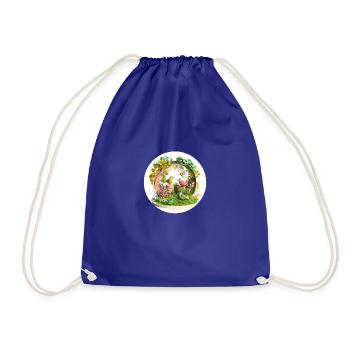 C'est le Printemps - Oiseaux, joie, couleurs - Sac de sport léger - bleu roi - Devant