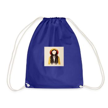 Jamaïque Rastfarian - Sac de sport léger - bleu roi - Devant