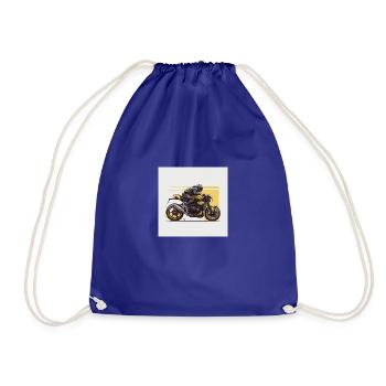 Moto Ninja - Sac de sport léger - bleu roi - Devant