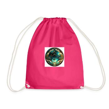 Surreal Balance - Drawstring Bag - fuchsia - Front