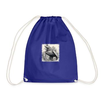 Happy Tortoises Wave Animal Protection Duck - Sac de sport léger - bleu roi - Devant