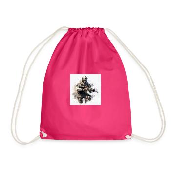 COD jeu art shooter - Sac de sport léger - fuchsia - Devant