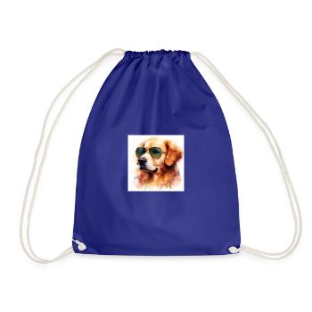 Cool Goldie - Drawstring Bag - royal blue - Front