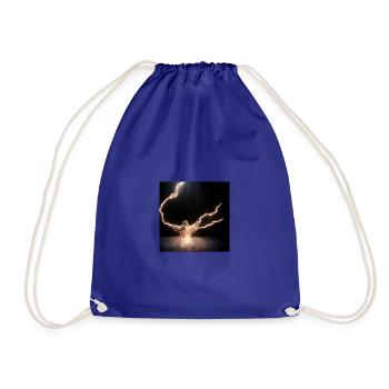 Zeus: God of Thunder - Drawstring Bag - royal blue - Front