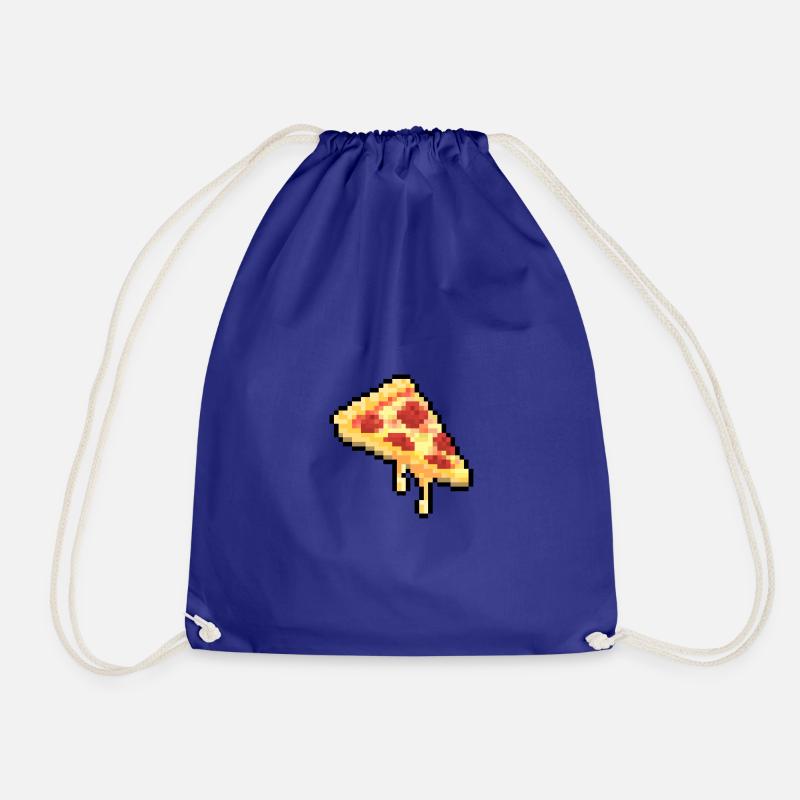 Pizza - Drawstring Bag - royal blue