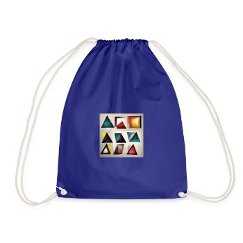 Artistic Fashion: Shapes and Colors - Sac de sport léger - bleu roi - Devant
