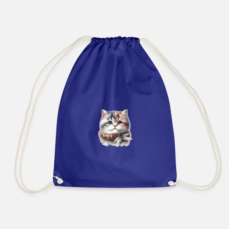 Chat mignon - Sac de sport léger - bleu roi