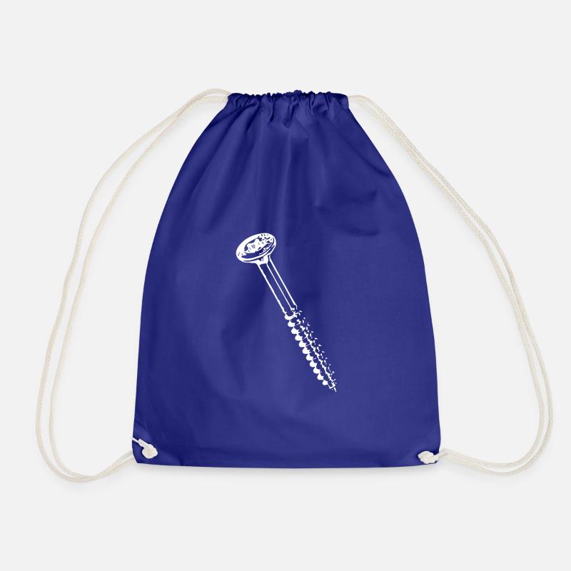 Screw - Drawstring Bag - royal blue