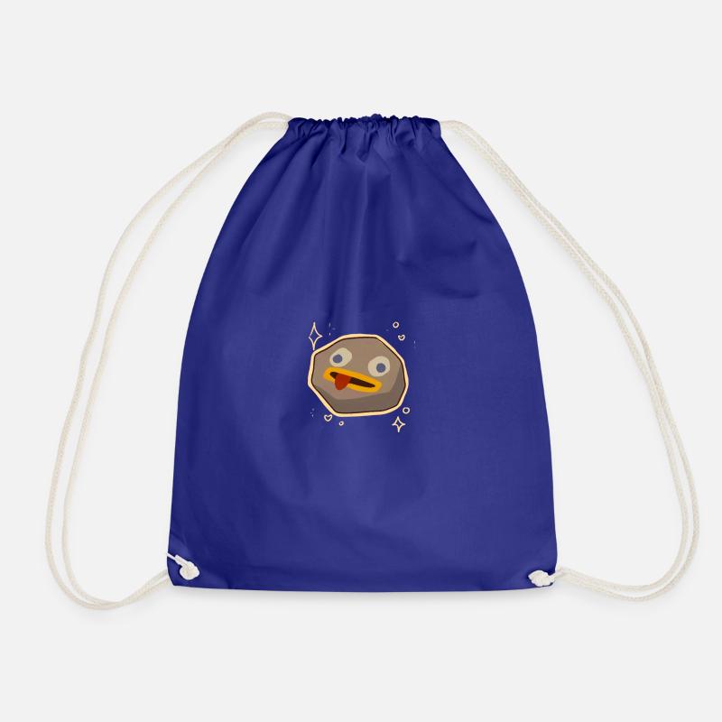 Rock Fact - Drawstring Bag - royal blue
