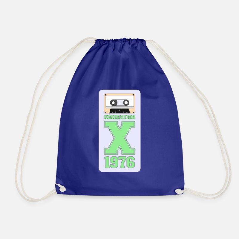 1976 Generation X Disco Fever - Drawstring Bag - royal blue