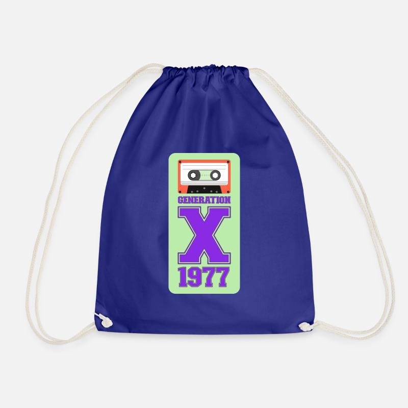 1977 Generation X New Wave - Drawstring Bag - royal blue