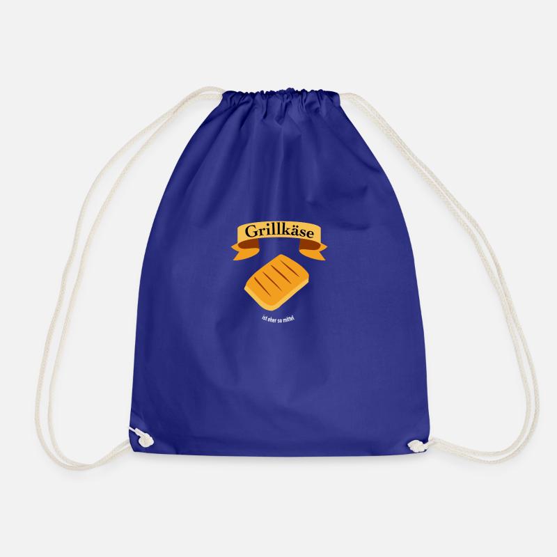 Grillkäse ist eher so mittel - Turnbeutel - Königsblau