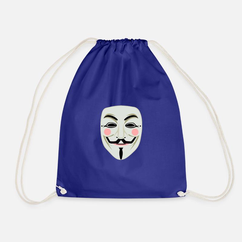 Anonymous - Drawstring Bag - royal blue