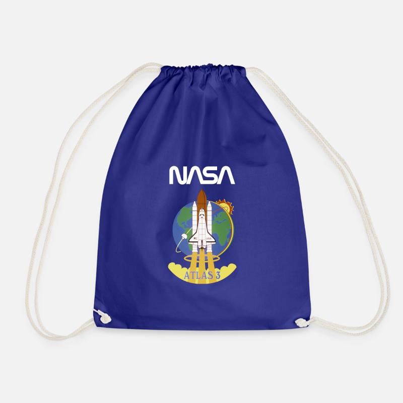 NASA Atlas 3 - Drawstring Bag - royal blue