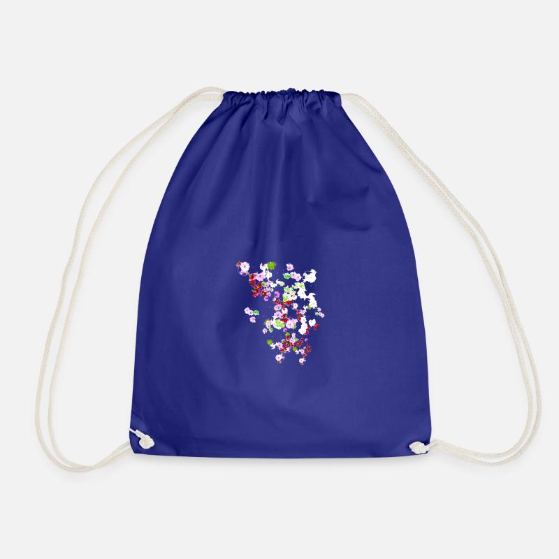 Pré, fleurs, fleurs, fleurs colorées - Sac de sport léger - bleu roi