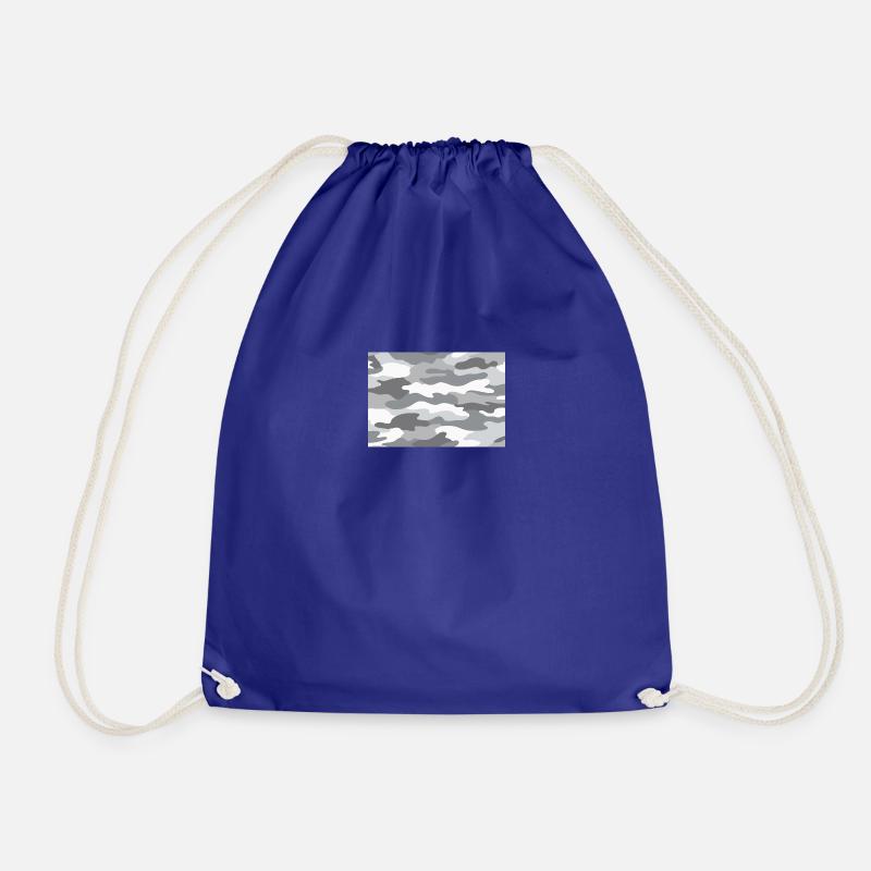 camouflage de neige - Sac de sport léger - bleu roi
