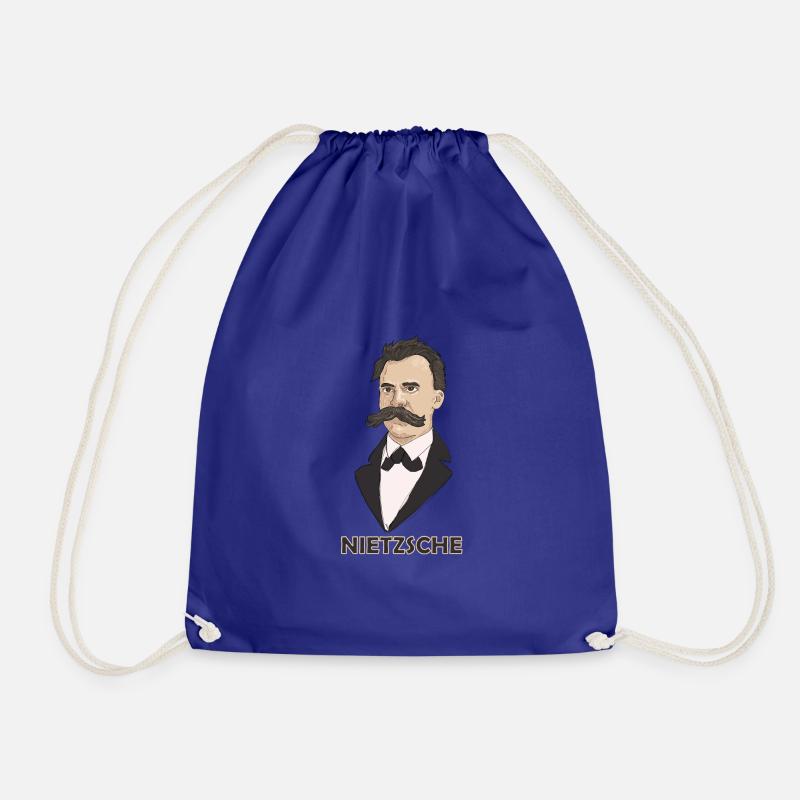 Nietzsche - Turnbeutel - Königsblau