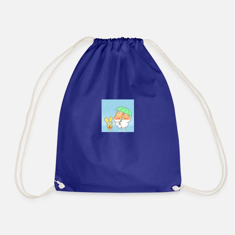 Japan Drawing - Drawstring Bag - royal blue