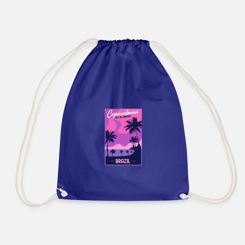 Copacabana Brésil - Sac de sport léger - bleu roi