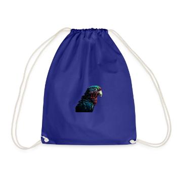 La perruche multicolore - Sac de sport léger - bleu roi - Devant