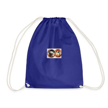 Exploration intergalactique - Sac de sport léger - bleu roi - Devant