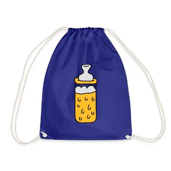 Baby Beer Bottle - Sac de sport léger - bleu roi - Devant