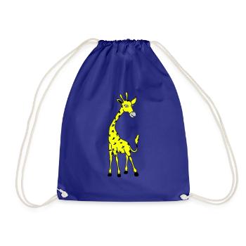 Girafe 02 - Sac de sport léger - bleu roi - Devant