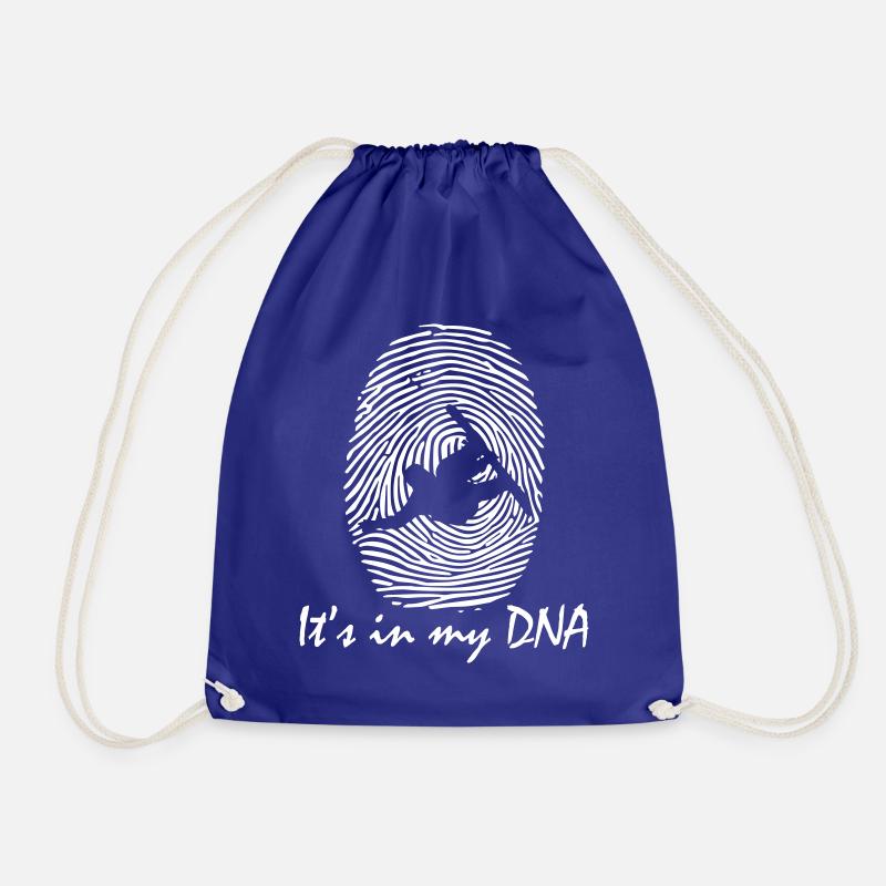 It s in my DNA snowboard - Drawstring Bag - royal blue