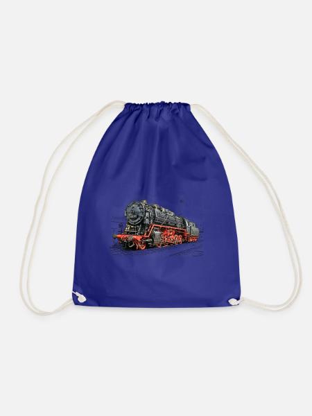 Locomotive à vapeur 43001 - Sac de sport léger - bleu roi