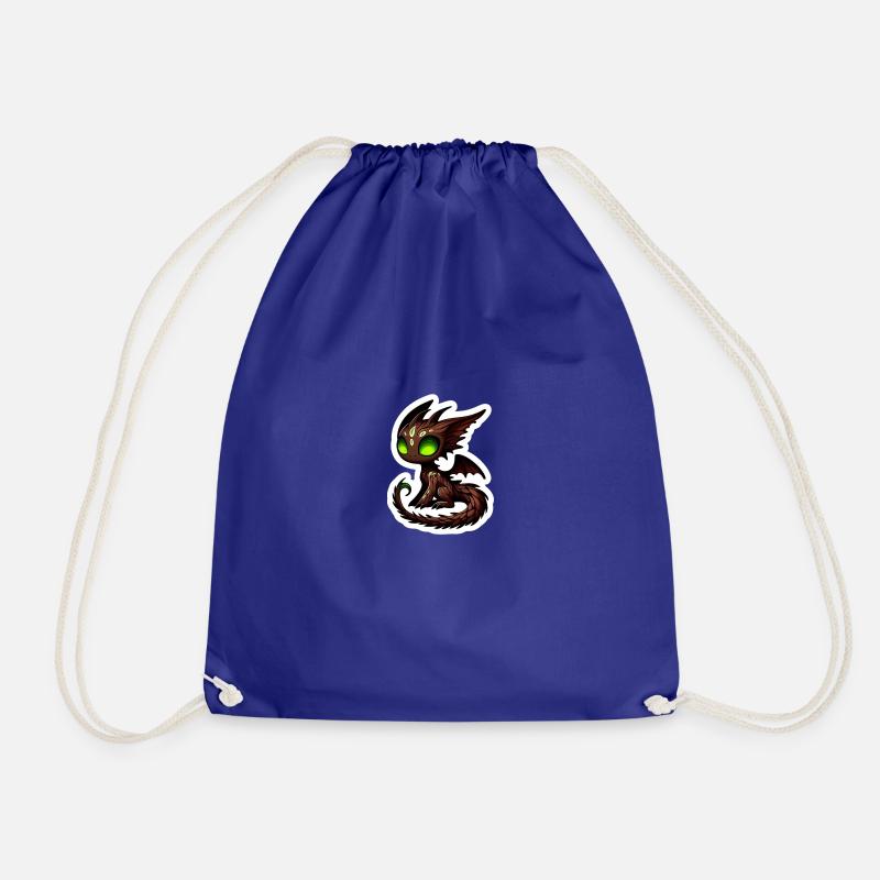 Cute imp - Drawstring Bag - royal blue