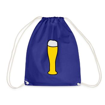 Weizenbier - Turnbeutel - Königsblau - Vorne