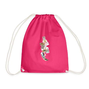 karten - Turnbeutel - Fuchsia - Vorne