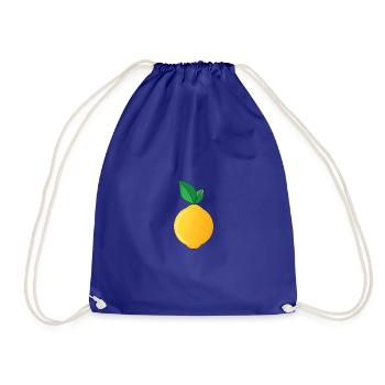 Zitrone Sommer Limonade - Turnbeutel - Königsblau - Vorne