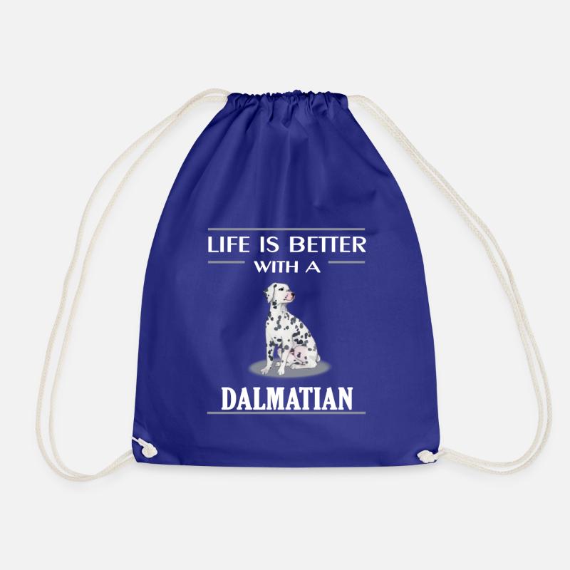 Dalmatian Dalmatiner - Turnbeutel - Königsblau