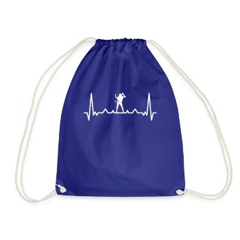 Herzschlag Hoop Hooping Ring Hooper - Sac de sport léger - bleu roi - Devant