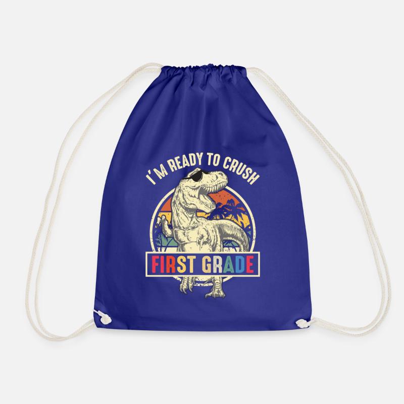 T-Rex First Friend Lively Style - Drawstring Bag - royal blue
