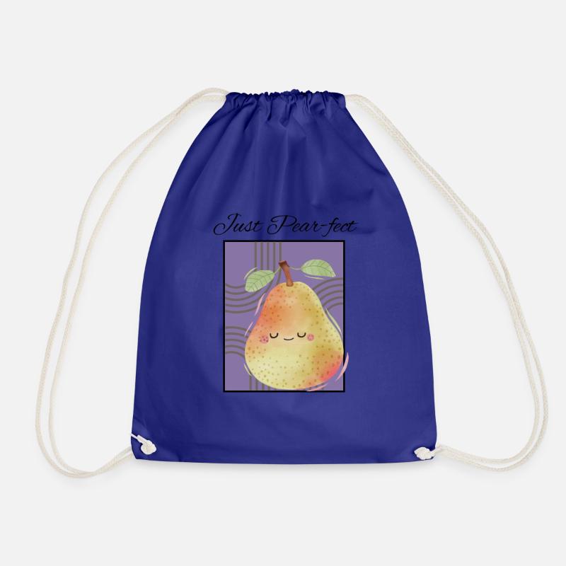Just Pear-fect - Drawstring Bag - royal blue