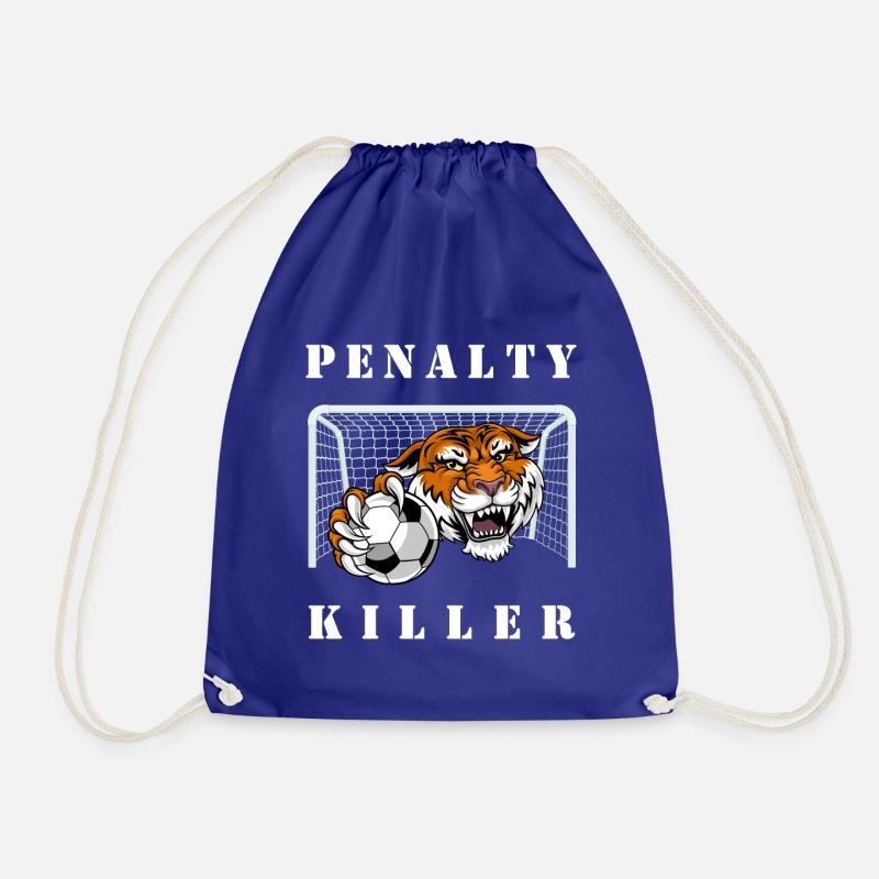 Soccer Goalkeeper - Penalty Killer - Drawstring Bag - royal blue