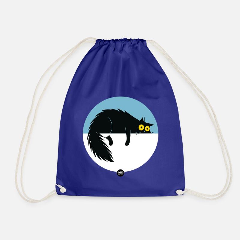 Lazy Surveillance Mode - Drawstring Bag - royal blue