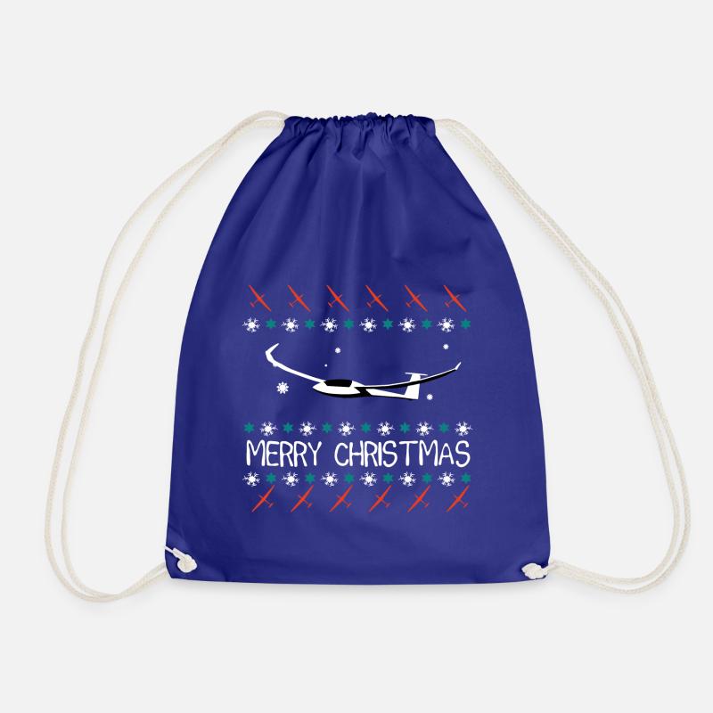 Glider Gliding Glider Pilot - Drawstring Bag - royal blue