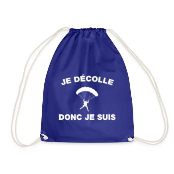 idée cadeau anniversaire amateurs de parapente - Sac de sport léger - bleu roi - Devant