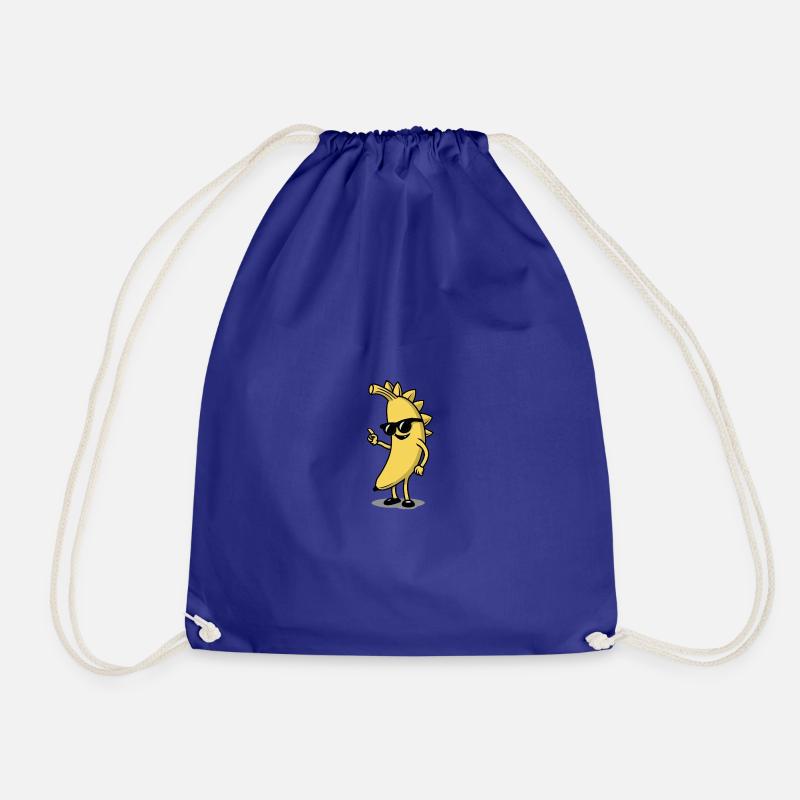 Funny banana - Drawstring Bag - royal blue