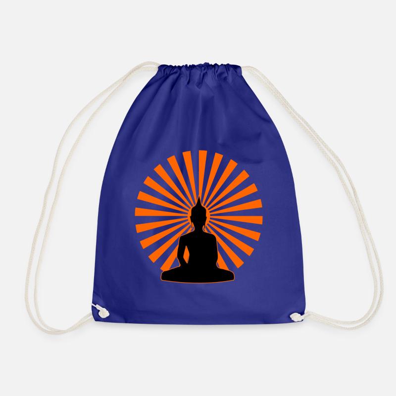 Conception de Bouddha - Sac de sport léger - bleu roi