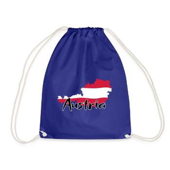 Austria - Drawstring Bag - royal blue - Front