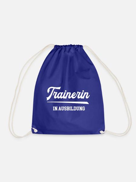Trainerin in Ausbildung Trainerausbildung Trainer - Turnbeutel - Königsblau