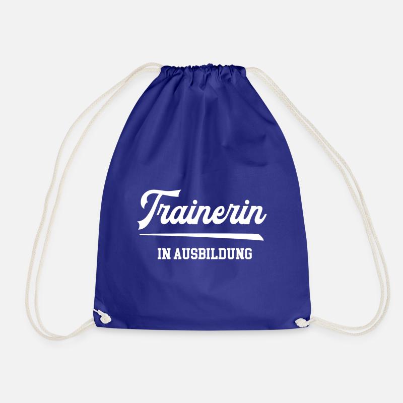 Trainerin in Ausbildung Trainerausbildung Trainer - Turnbeutel - Königsblau