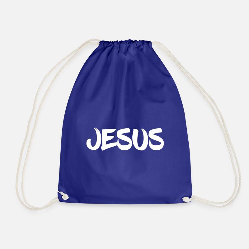 Jésus - Sac de sport léger - bleu roi